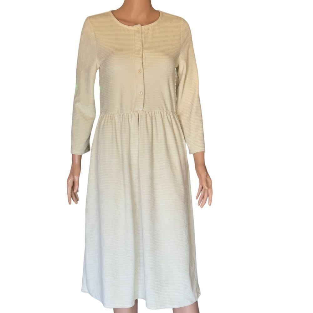 Stevie Hender Striped Velour Dress SMALL